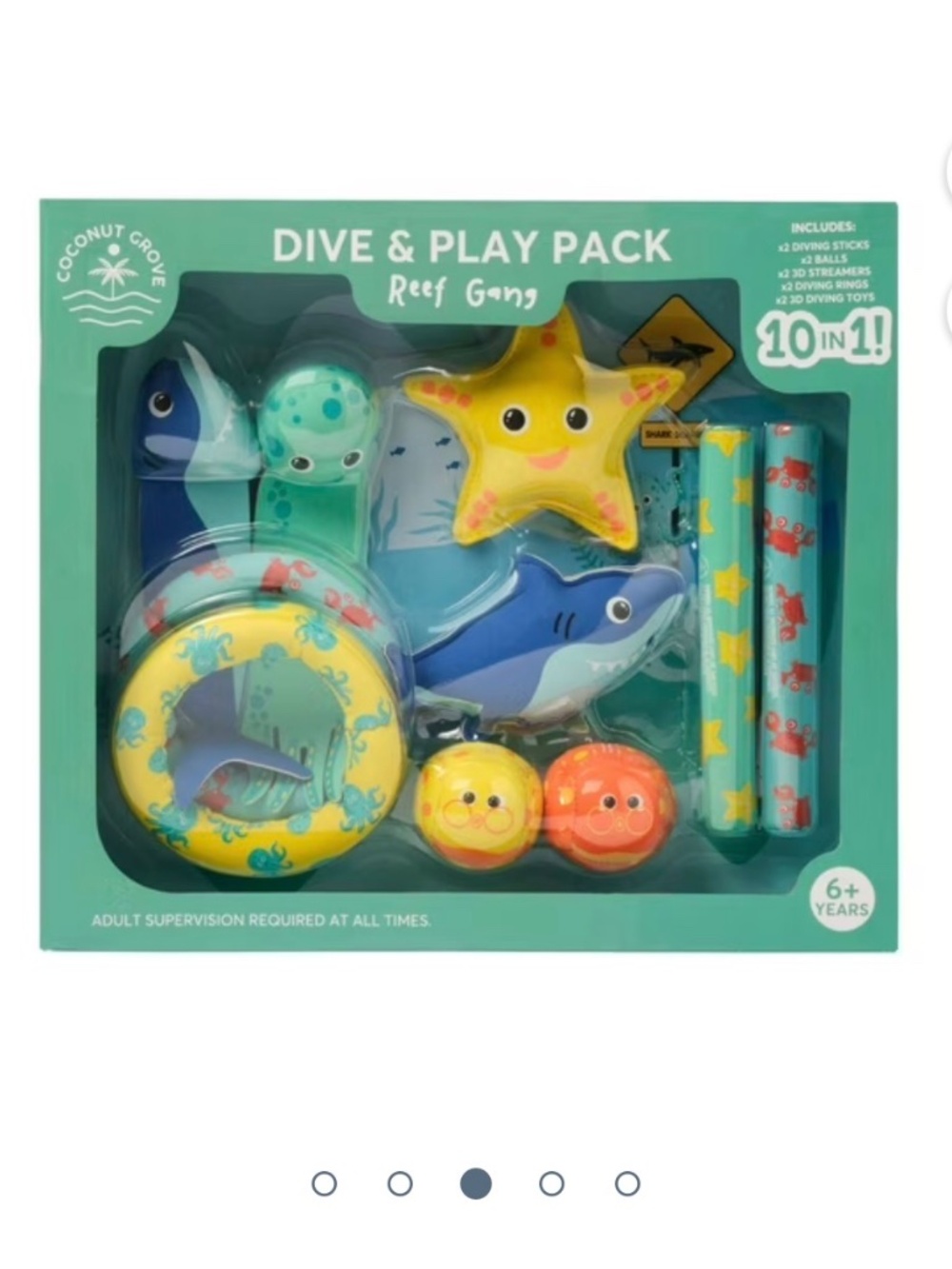 Coconut Groove Dive & Play - Pack of 10